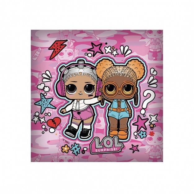 CUSHION LOL 35X35CM 100% POLYESTER