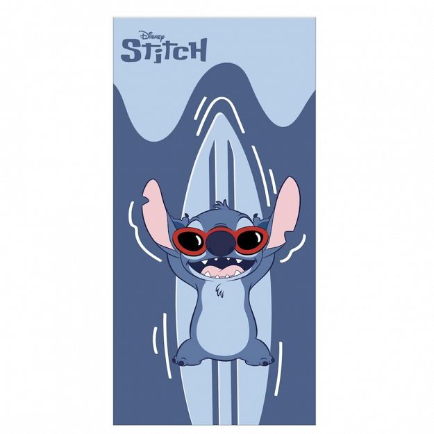 BEACH TOWEL STITCH 70X140CM 100% POLYESTER
