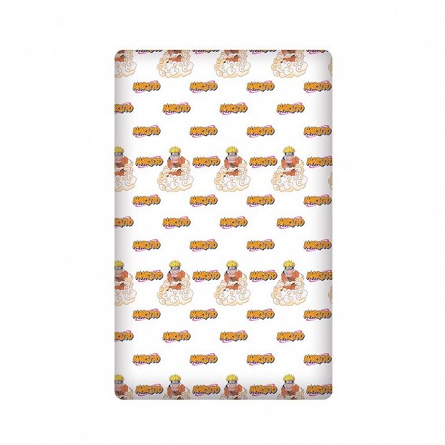 FITTED SHEET NARUTO  90X200CM+25CM 100%COTTON