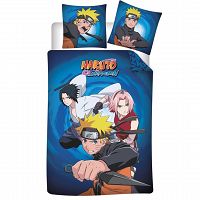 DUVET COVER NARUTO 140X200+65X65CM 100%COTTON
