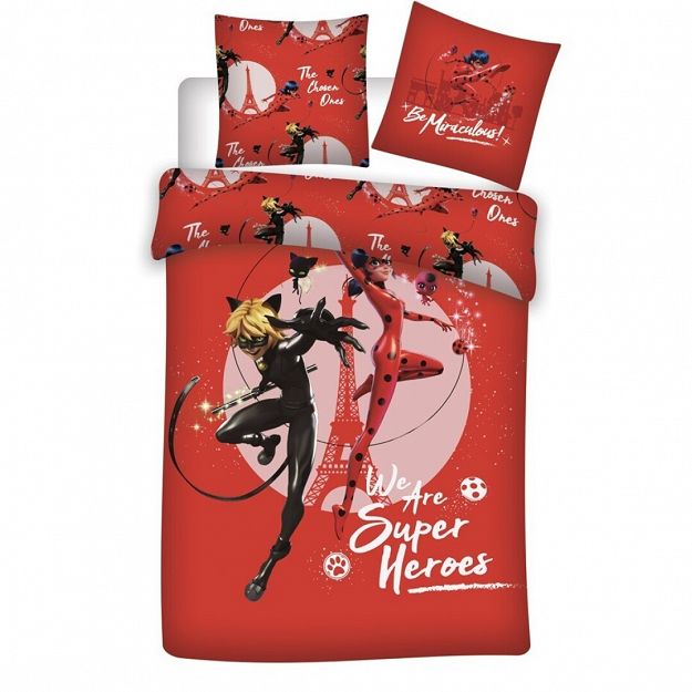 DUVET COVER MIRACULOUS 140X200+63X63CM MICROFIBER