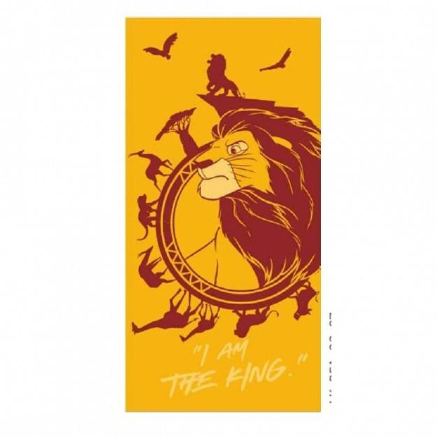BEACH TOWEL LION KING 70X140CM 100% POLYESTER