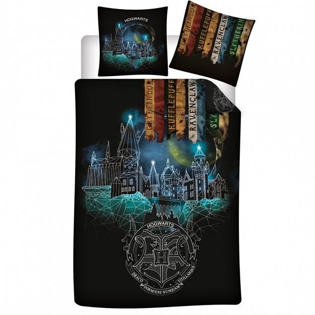 DUVET COVER HARRY POTTER 140X200+63X63CM MICROFIBER