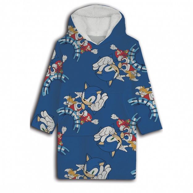 SWEAT PONCHO SONIC CHILDREN SIZE 7-14Y