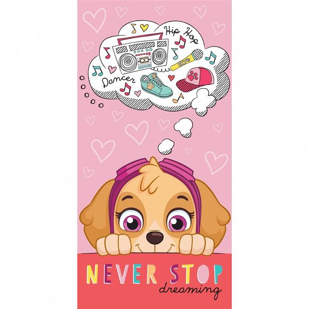BEACH TOWEL PAW PATROL 70X140CM 100% POLYESTER