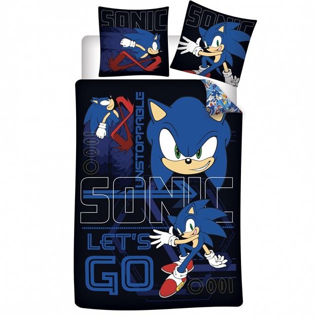 DUVET COVER SONIC 140X200+65X65CM POLYCOTON