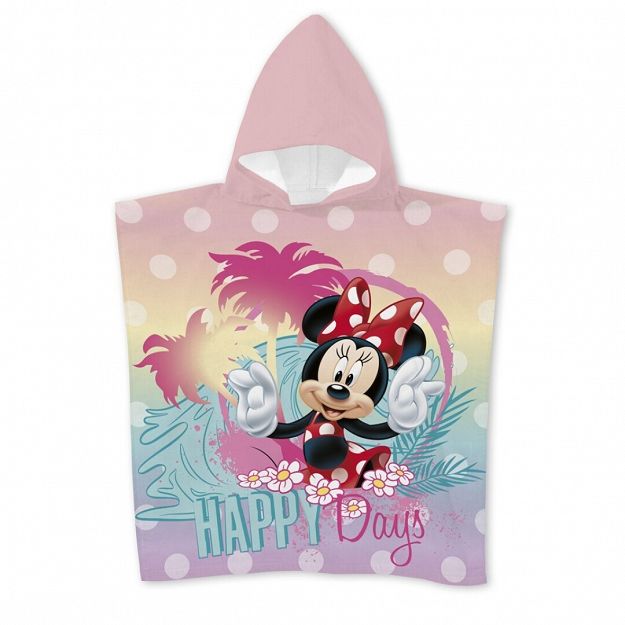 PONCHO MINNIE 55X110CM POLYESTER