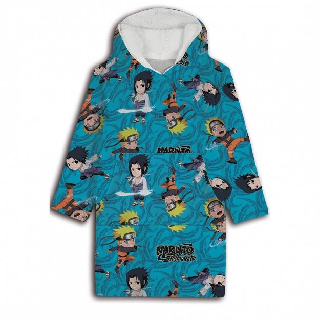 SWEAT PONCHO NARUTO CHILDREN SIZE 7-14Y