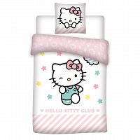 DUVET COVER HELLO KITTY 140X200+65X65CM 100% COTTON