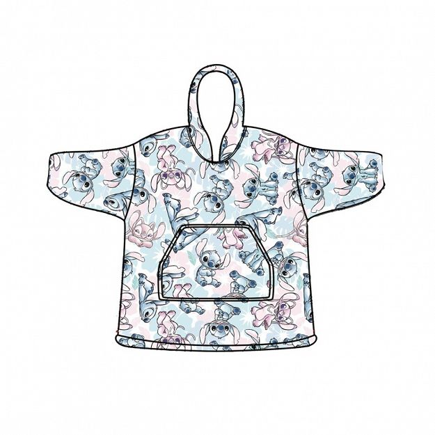 SWEAT PONCHO STITCH CHILDREN SIZE 7-14Y