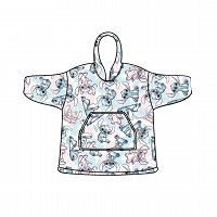 SWEAT PONCHO STITCH CHILDREN SIZE 7-14Y