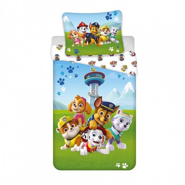 DUVET COVER PAW PATROL 140X200+65X65CM 100% COTTON