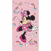 BEACH TOWEL MINNIE 70X140CM 100% POLYESTER