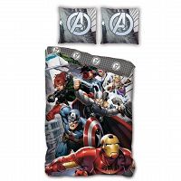 DUVET COVER AVENGERS 140X200+63X63CM-MICROFIBER