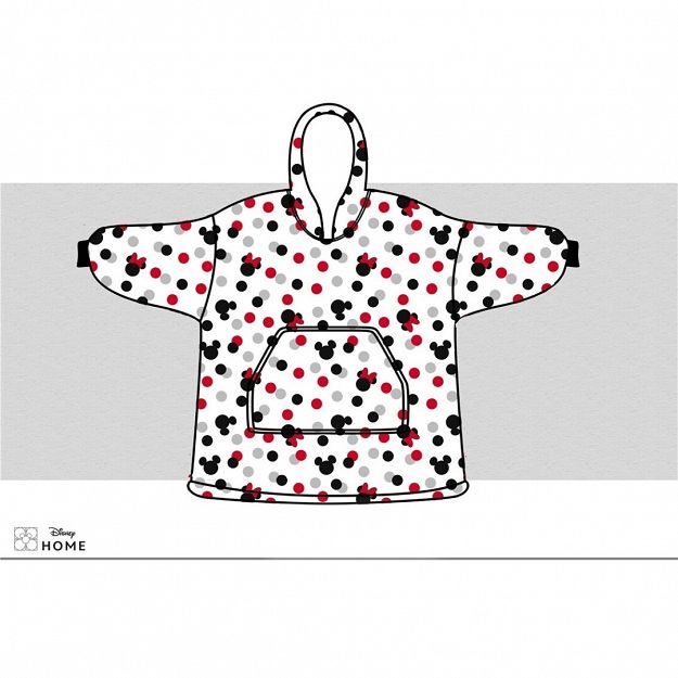 SWEAT PONCHO MICKEY MINNIE ADULT SIZE XS-L