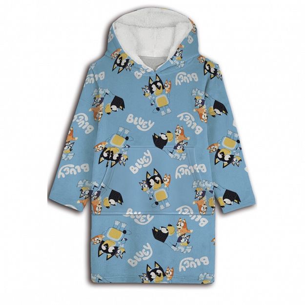 SWEAT PONCHO BLUEY CHILDREN  SIZE3-6Y