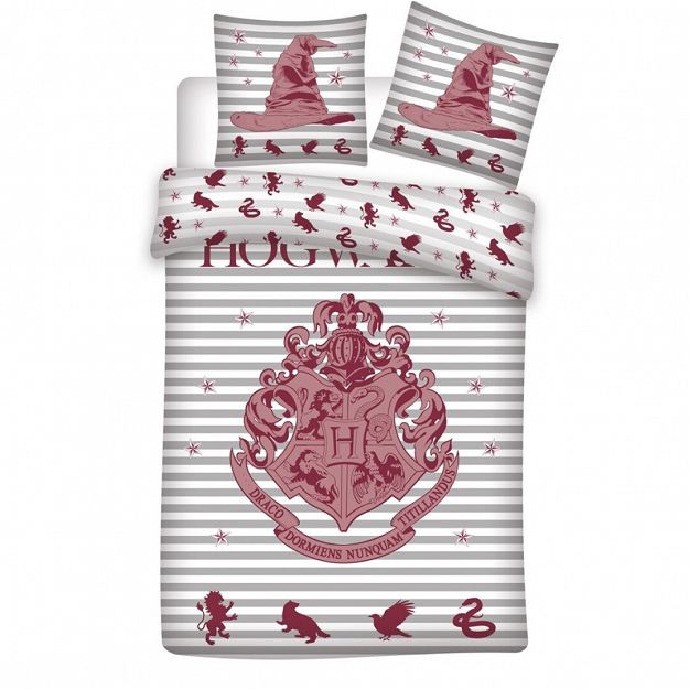 DUVET COVER HARRY POTTER 140X200CM+63X63CM MICROFIBER