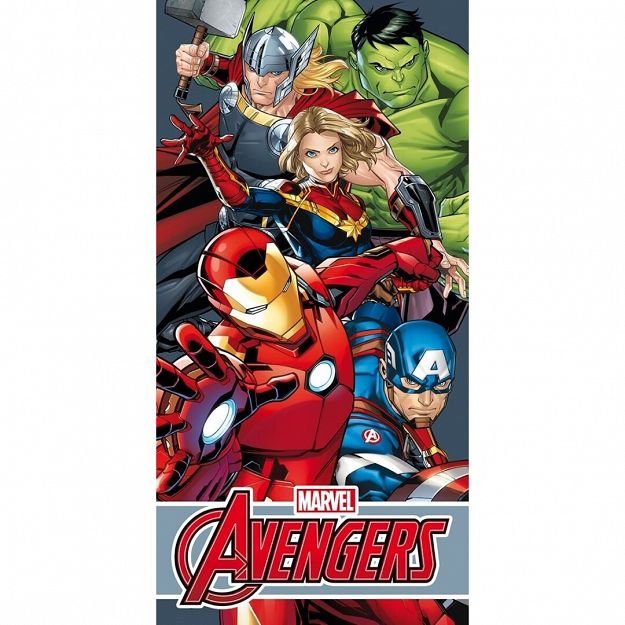 BEACH TOWEL AVENGERS 70X140CM 100% POLYESTER