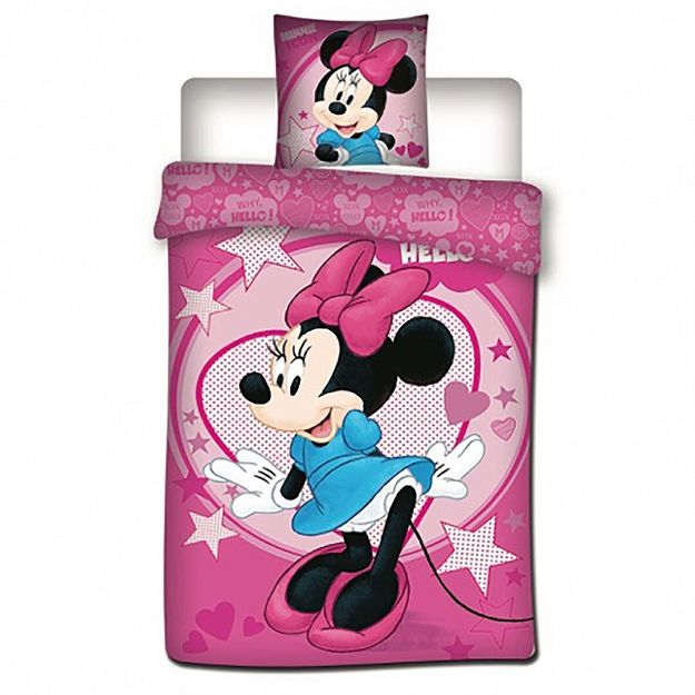 DUVET COVER MINNIE 140X200+63X63CM MIROFIBER