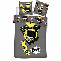 DUVET COVER BATMAN 140X200+63X63CM MICROFIBER