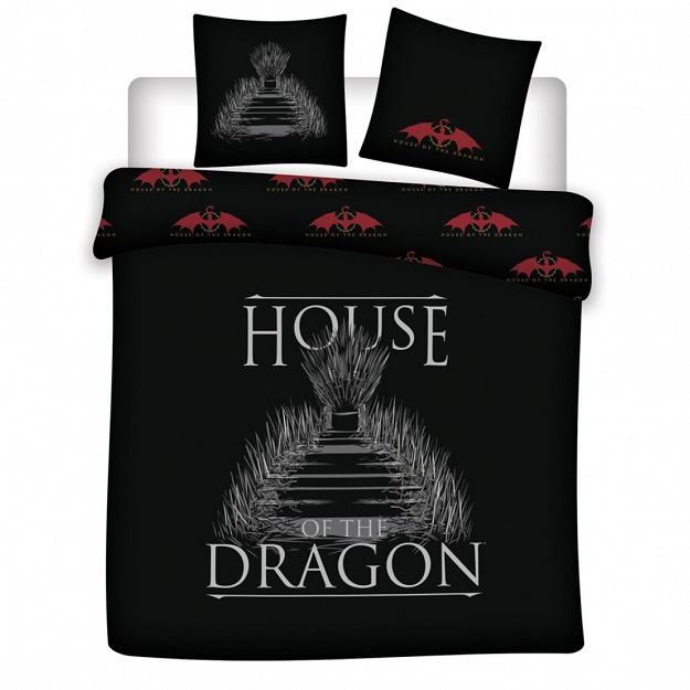 DUVET COVER HOUSE OF DRAGON 240X220CM+2X63X63CM