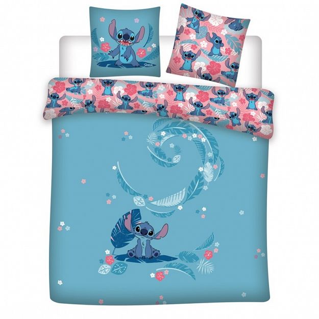 DUVET COVER STITCH FLANEL 240X220+2X65X65CM FLANEL160GSM