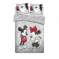 DUVET COVER MICKEY AND MINNIE 2P 240X200+ 2X63X63CM MICROFIBER