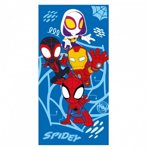 BEACH TOWEL SPIDEY 70X140CM 100% POLYESTER