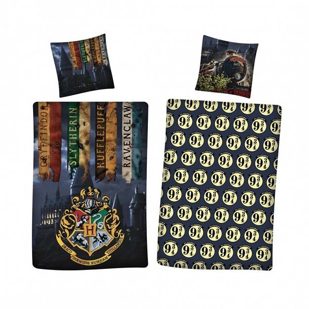DUVET COVER HARRY POTTER 140X200+63X63CM MICROFIBER