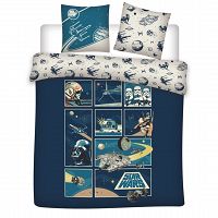 DUVET COVER STAR WARS 240X220+2X65X65CM 100% COTON