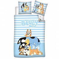 DUVET COVER BLUEY 140X200+65X65CM 100%COTTON
