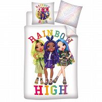 DUVET COVER RAINBOW HIGH 140X200+63X63CM 100% POLYESTER