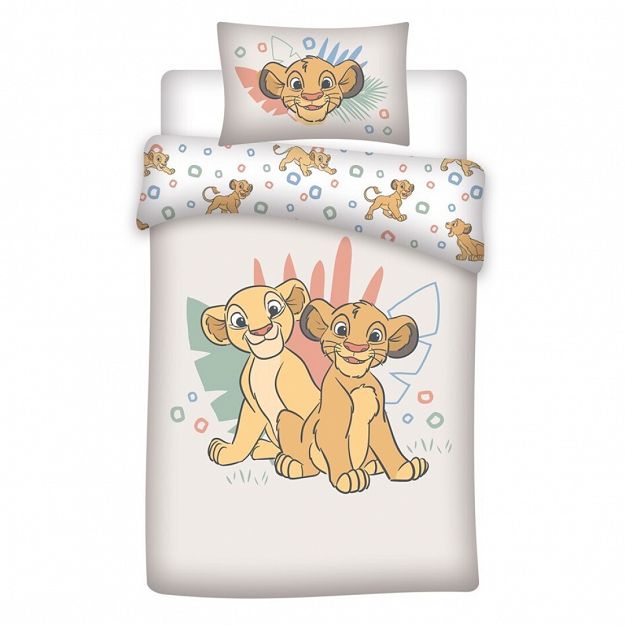 DUVET COVER LION KING 100X140CM+40X60CM 100%COTTON