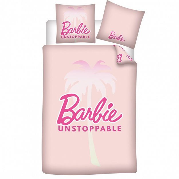 DUVET COVER BARBIE 140X200CM+63X63CM COTON