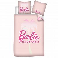 DUVET COVER BARBIE 140X200CM+63X63CM COTON
