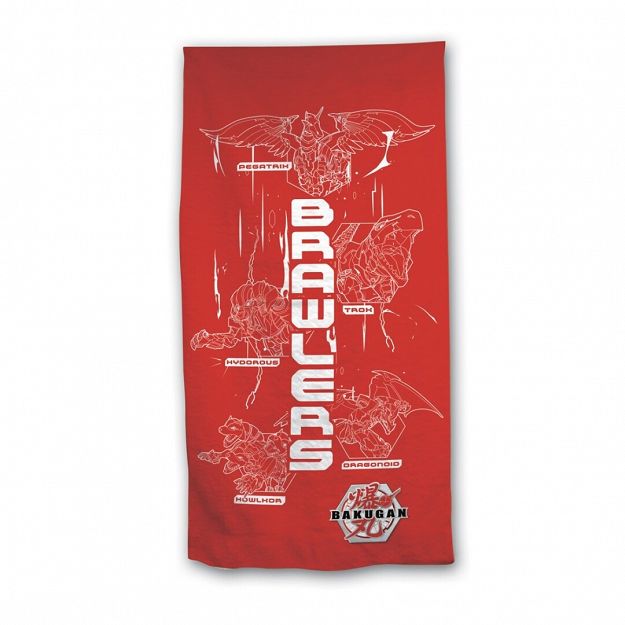BEACH TOWEL BAKUGAN 70X140CM 100% COTON 320G