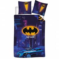 DUVET COVER BATMAN 140X200+65X65CM POLYCOTON