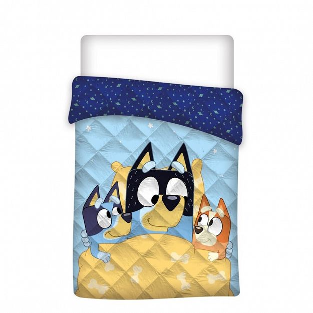 QUILT COVER BLUEY 140X200 100% POLYESTER