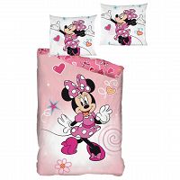 DUVET COVER MINNIE FLANEL 140X200+65X65CM FLANEL